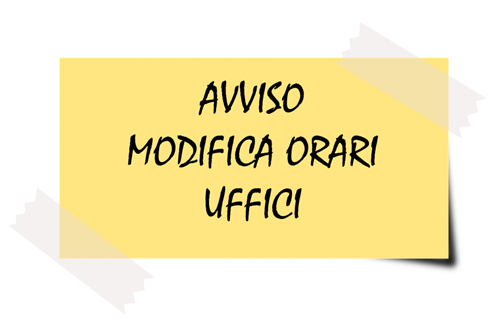 Nuovo orario uffici comunali