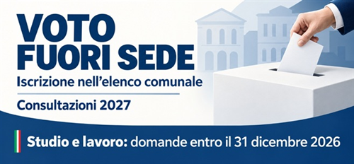 Voto fuori sede: aperte le iscrizioni nell'elenco degli elettori per il 2027.